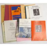 Large quantity of flute related musical scores - **Images of hand written lists detailing all book