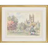 Eric Sturgeon (1920-2001) - 'Bath Abbey from Parade Gardens, Bath', signed artist's proof originally