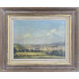 Julian Barrow (20th century) - 'Bath from Widcombe Hill', signed also inscribed with the title verso