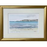 Phillip Bow* (20th Century) - Hardfast Point, Studland Bay' signed, watercolour, 12" x 8"
