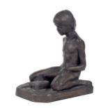 Neil Godfrey (born 1937) 'Sandcastle', limited edition 'Woldingham Collection' bronzed resin