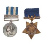 Victorian Egypt Service Medal, with Suakin 1885 clasp, presented to and named 4786. Pte W.