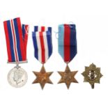 WWII medals to include 1939-1945 Star, The France And Germany Star and George VI 1939-1945 medal;