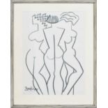 Shirley Borokhov (20th century) - 'Three Graces' limited edition signed artist's proof 85/300, 25.