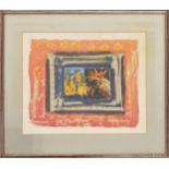 Michael Rothenstein RA., RE, (1908-1993) - 'Cockerel and City', signed artist's proof coloured