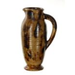 Martin Brothers stoneware jug, signed 'Martin London' to the underside with inscribed numbers 10/107
