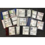 First Day Covers - Collection of Jersey, Guernsey and Isle of Man first day covers contained