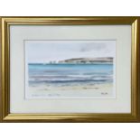 Phillip Bow* (20th century) - Hardfast Point, Studland Bay' signed, watercolour, 12" x 8"