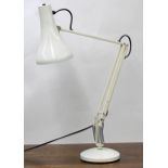 Vintage Herbert Terry & Sons Ltd. anglepoise type desk lamp, white