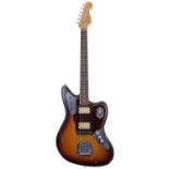 2012 Fender Road Worn Kurt Cobain Jaguar electric guitar, made in Mexico, ser. no. MX11xxxxx7; Body: