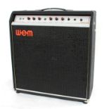 WEM Watkins Dominator 25 Bass guitar amplifier, made in England, ser. no. CW82530, fitted with a