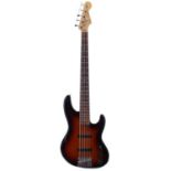 John McKenzie - Fender Jazz Bass Plus V five string bass guitar, made in USA, circa 1990, ser. no.