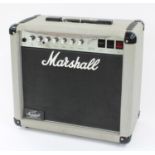 1987 Marshall JCM 25/50 Model 2554 guitar amplifier, made in England, ser. no. 03593, with one clear