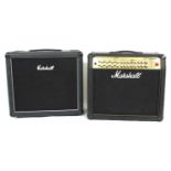 2000 Marshall Valvestate 2000 AVT150 guitar amplifier, with 2006 Marshall AVT112X 1x12 extension