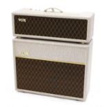 Vox AC30HWH hand wired guitar amplifier head, made in Vietnam, with matching V212HWX 2 x 12
