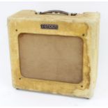 Fender Deluxe guitar amplifier, made in USA, circa 1951, ser. no. 4030, replaced top handle, missing