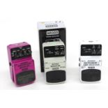 Three Behringer guitar pedals to include an NR300 Noise Reducer, an AB100 Instrument/Amp Selector