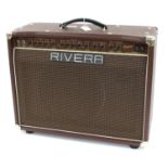 Rivera Sedona guitar amplifier, made in USA, with foot switch and dust cover