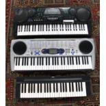 Three keyboards to include a Casio CTK-731, a Casio LK-43 and a Yamaha YK-20 (3)