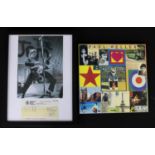 Paul Weller (The Jam) - signed cheque dated 2nd November 1982, mounted and framed with photograph,