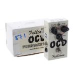 Gary Moore - Fulltone OCD overdrive/distortion guitar pedal, made in USA, ser. no. 27215, with
