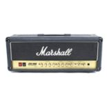 2003 Marshall JCM 2000 Dual Super Lead guitar amplifier head, with cover and foot switch