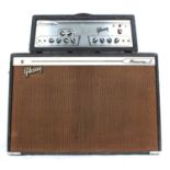 1960s Gibson Mercury I guitar amplifier head with twin speaker cabinet (recently serviced)