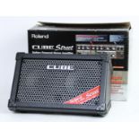 Roland Cube Street battery powered stereo guitar amplifier, boxed