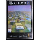 Pink Floyd - a large 'A Momentary Lapse of Reason' subway poster, 61" x 41"