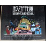 Led Zeppelin - 'The Song Remains the Same' promotional film poster, 28.5" x 36"