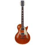 Tokai Love Rock electric guitar, made in China, ser. no. 2xxxx1; Body: amber finished flame top;