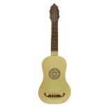 Contemporary hand made five course Baroque style guitar, with 500mm scale, within a compressed