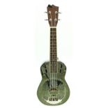 Clifford Essex Nelson resonator ukulele, with soft bag