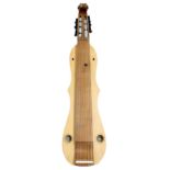 Dulcimer by and inscribed Christophe Touissaint, 3.2016, Dommartin, Vosges, within a customised