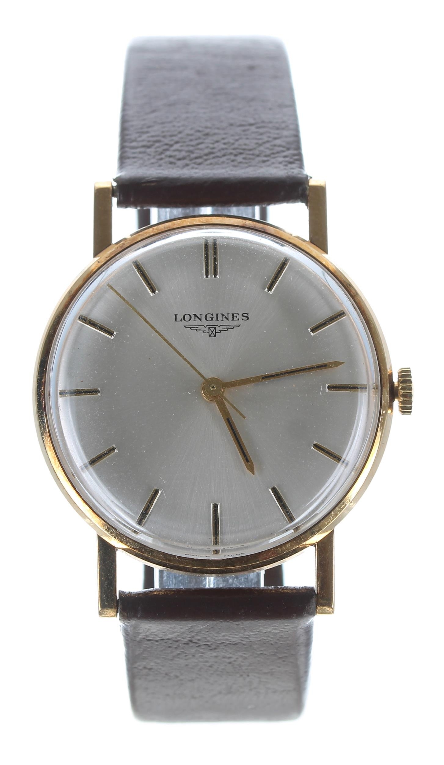 Longines 9ct gentleman's wristwatch