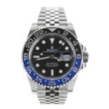 Rolex Oyster Perpetual Date GMT-Master II 'Batgirl' gentleman's stainless steel wristwatch,