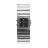 Omega Constellation diamond set stainless steel lady's wristwatch, serial no. 5697xxxx, circa