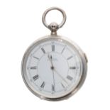 H. Samuel silver centre seconds chronograph lever pocket watch, Chester 1902, gilt three quarter