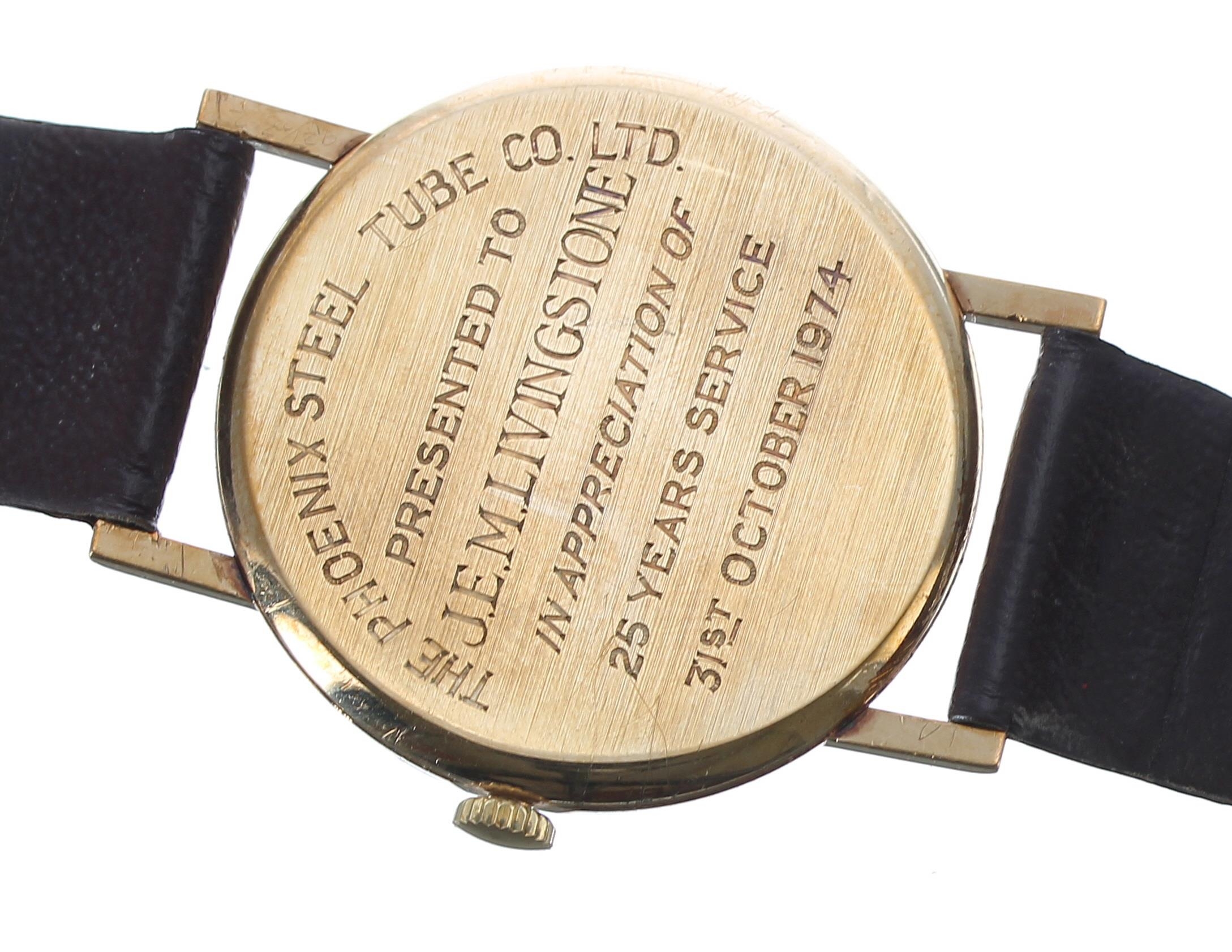 Longines 9ct gentleman's wristwatch - Image 2 of 2