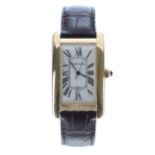 Cartier Tank Americaine 18ct automatic gentleman's wristwatch, reference no. 2329, serial no.