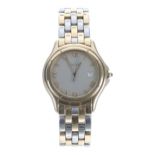 Cartier Cougar 18ct and stainless steel wristwatch, reference no. 887904C, serial no. 039xx, Roman