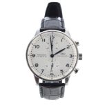IWC (International Watch Co.) Shaffhausen Portugieser chronograph automatic stainless steel