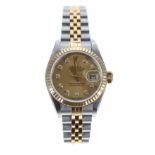 Rolex Oyster Perpetual Datejust stainless steel and gold lady's wristwatch, reference no. 79173,