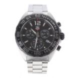 Tag Heuer Formula 1 Chronograph stainless steel gentleman's wristwatch, reference no. CAZ1110, circa