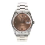 Rolex Oyster Perpetual Date stainless steel gentleman's wristwatch, reference no. 15210,  serial no.