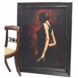 Fabian Perez (Argentinian born 1967) - 'Flamenco', from the Dancers collection, limited edition
