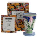 Wedgwood Clarice Cliff 'Rudyard' 366 vase, limited edition no. 86 of 200, 6" high, box and