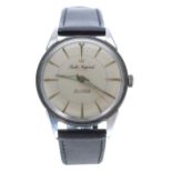 Smiths Imperial automatic stainless steel gentleman's wristwatch, circular silvered dial with