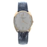 Audemars Piguet, Genéve 18ct oval gentleman's wristwatch, import hallmarks London 1965, case no.