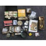 Quantity of watch and clock parts to include glasses, dial washers, clock bell, hands,
